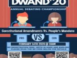 Dwand: Annual Debate Championship by Vichitra Kumar Sinha Smriti Samiti, Bhopal [Feb 14]: No Registration Fees, Registrations Open