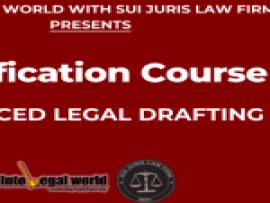 Course on Advance Legal Drafting by Into Legal World [Starts Feb 16]: Please Mention LAWCTOPUS, Registrations Open
